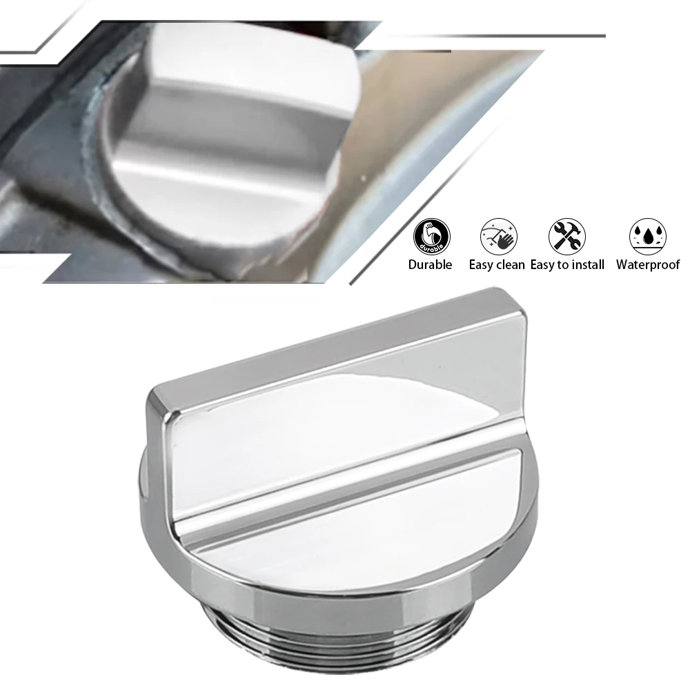 

For Kawasaki Ninja 500R/600R/ZX-10R/ZX-11/ZX-12R/ZX-14/ZX-6R/ZX-9R/ZX-6R ZX636/W800 Motorcycle Chrome Billet Oil Filler Cap