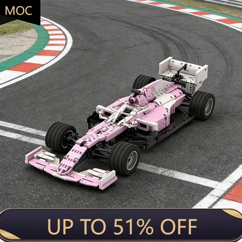 

2303PCS MOC 1:8 Scale Building Blocks City Sports Car F1 Collection RP20 Racing Model DIY Educational Surprise boy Toys Kid Gift