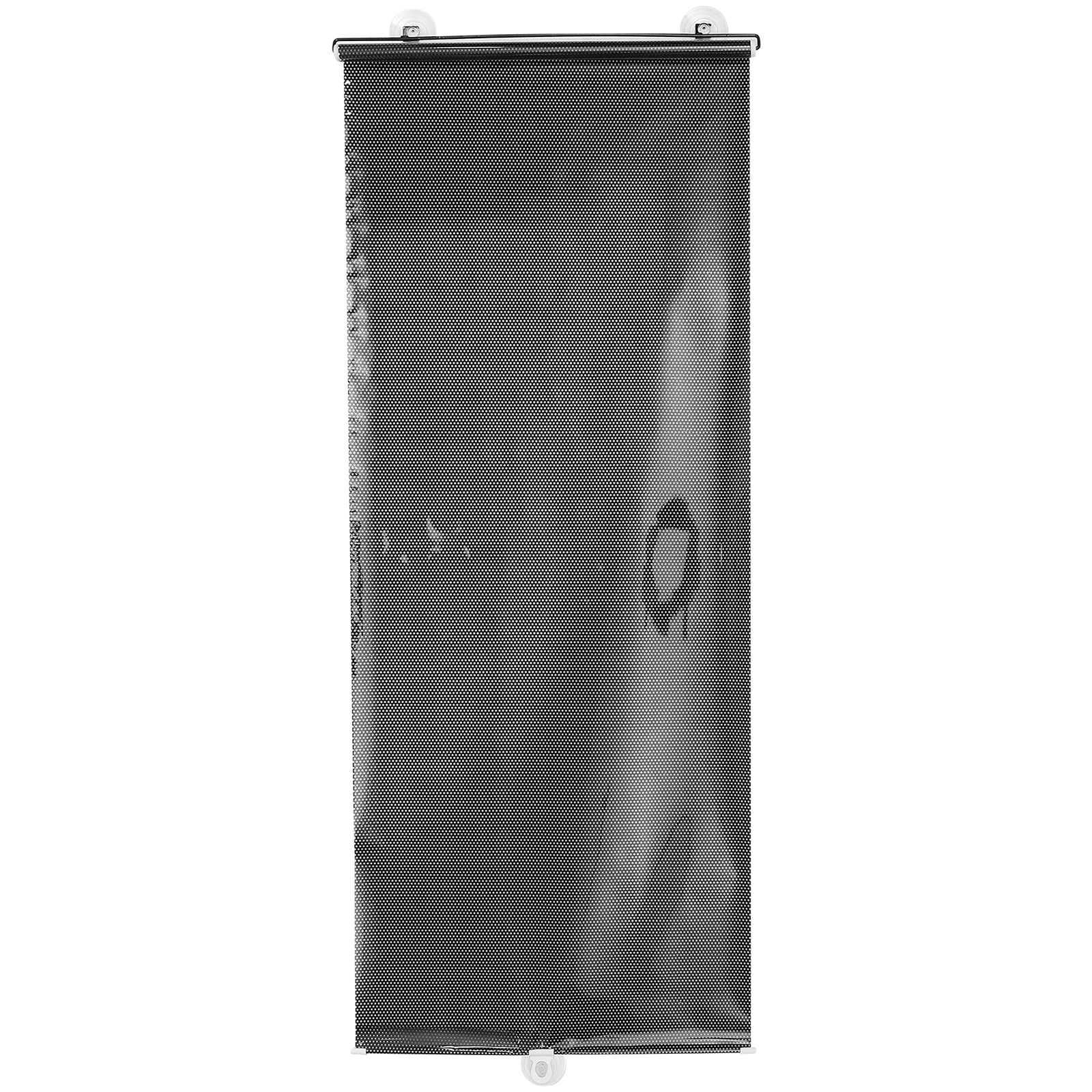 

Blackout Roller Blind 50x125cm Black Retractable Window Shade Suction Cup Curtains Bedroom Balcony Darkening Privacy Home Decor