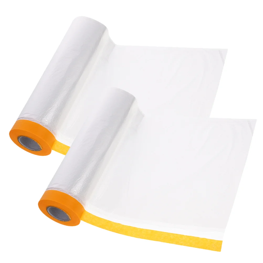 2 Rolls Outdoor Window Insulation Kit Films Pe Isolation Sealing Weatherproofing Kits