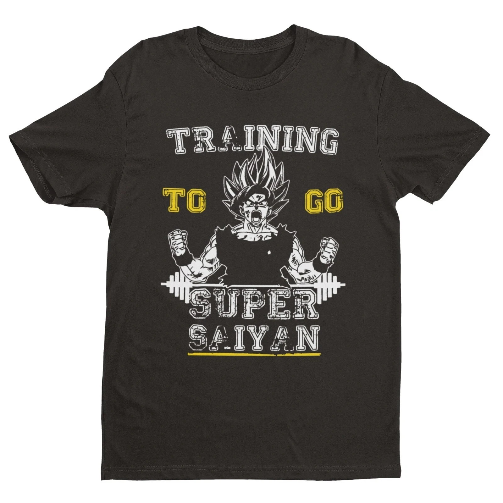 Camiseta de entrenamiento para convertirse en Super Saiyan, camiseta de algodón con diseño de Anime Manga Z Ball Dragon Geek, regalo novedoso, camiseta de cuello redondo para hombre