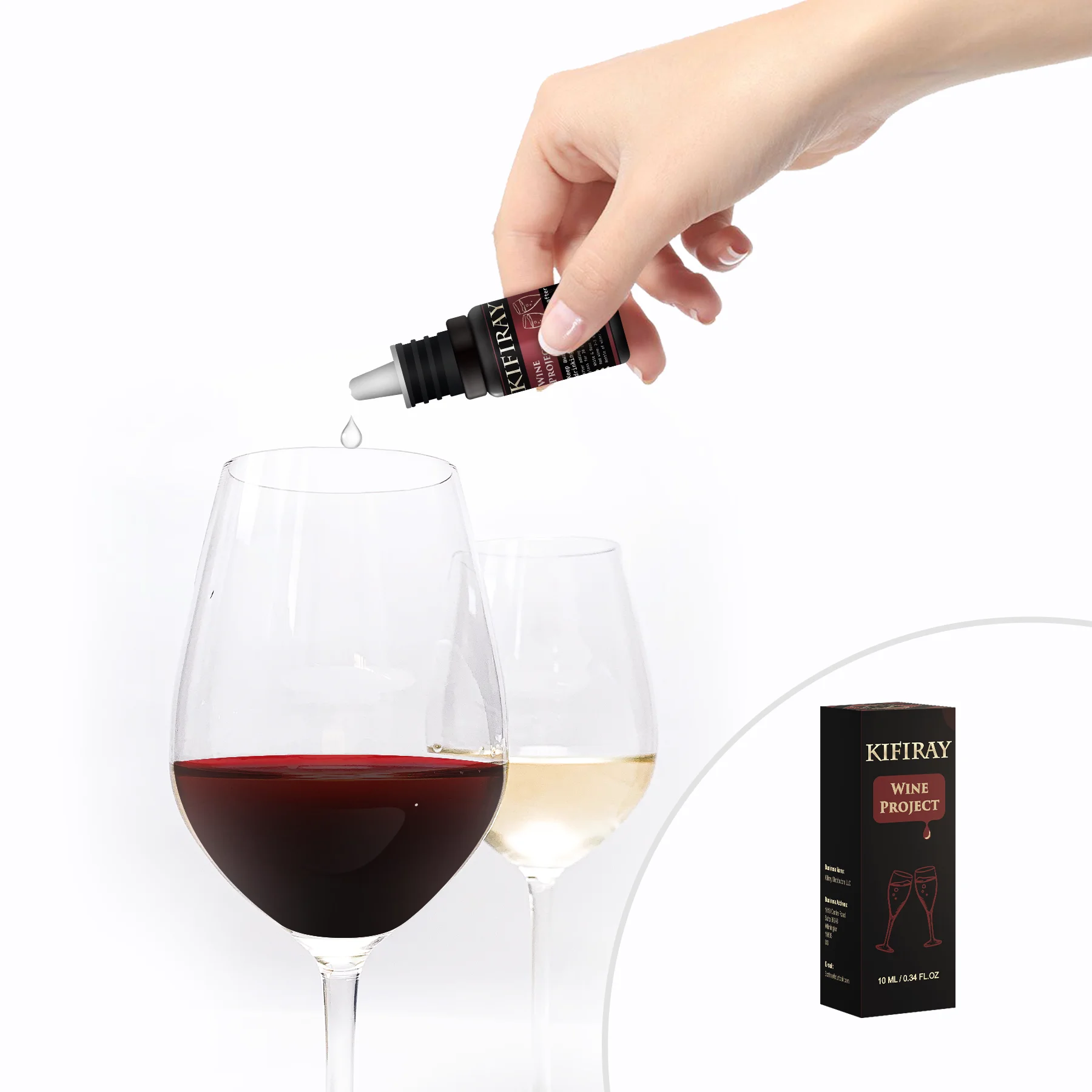 Elimina sulfitos de vino e histamínicos, gotas de dolor de cabeza de vino y mantente alejado de dolores de cabeza y alergias