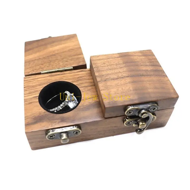 

40GB Ring Box Jewelry Storage Bag Proposal Engagement Wedding Ceremony Gift