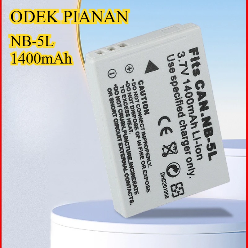 

1400mAh NB-5L Battery Is Compatible with FOR Canon IXUS 800/IS/850/900/TI/950/960/970/980/860/870/90 IXUS SD970 Cameras Battery