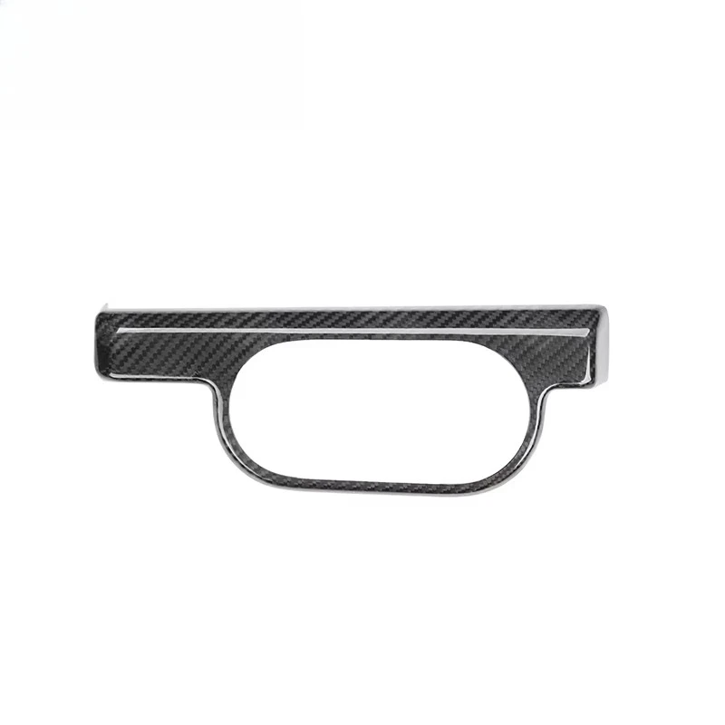 For  718 911 981 Boxster Cayman Center Console Real Carbon Fiber  Dashboard Gear Shift Panel Interior Accessories for Car