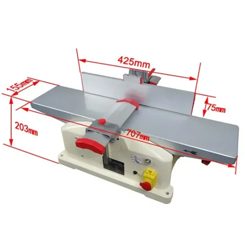 6" Houtbewerkingstafelschaafmachine Elektrische schaafmachine Huishoudelijke houtbewerkingsschaafmachine