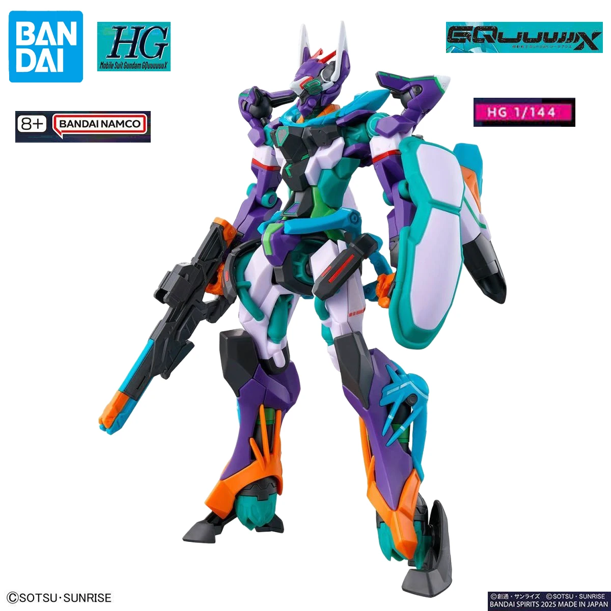 

В наличии оригинальные наборы моделей Bandai HGGQ (8) Kidou Senshi Gundam GQuuuuuuX gMS-abu GFreD Mobile Suit Gundam Подарочная сборная модель