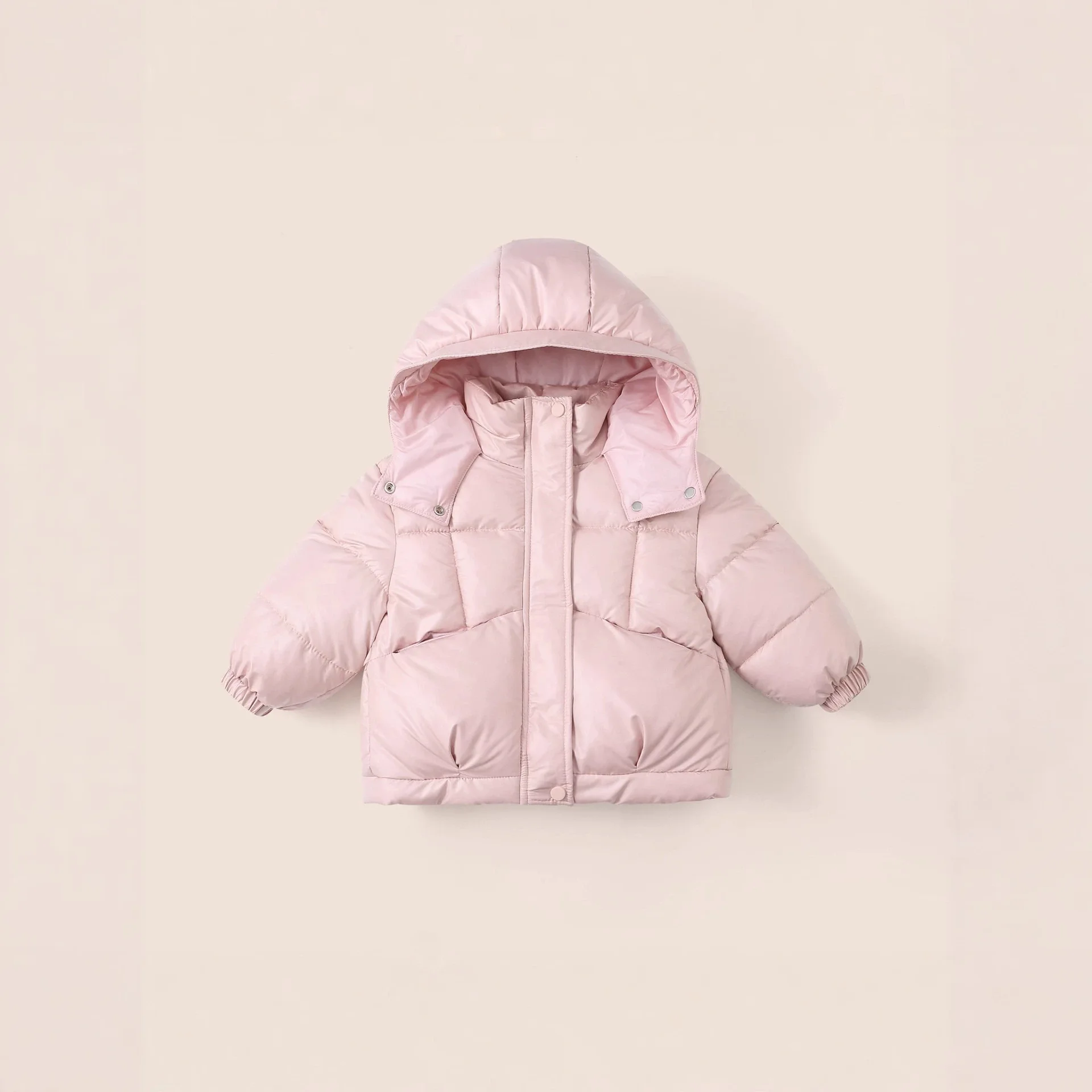 UNITIM Winter Kids Girls Parka 2-10Yrs Children Girls Thicken Warm Hooded Outerwear Coat Toddler Babys Girls Plush Padded Jacket