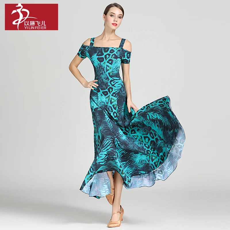 2024 New Ballroom Dance Competition Dress Dance Ballroom Waltz Dresses Standard Dance Dress Women Ballroom Dress S9040