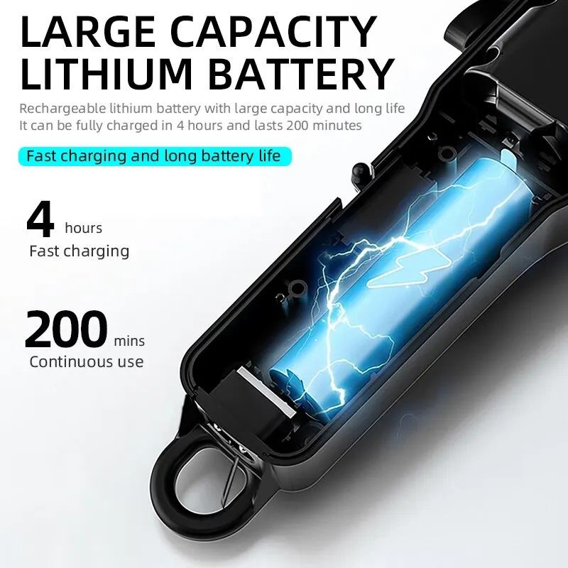 ماكينة حلاقة كهربائية جديدة ، قابلة لإعادة الشحن ، ماكينة حلاقة كهربائية للرجال ، لاسلكية