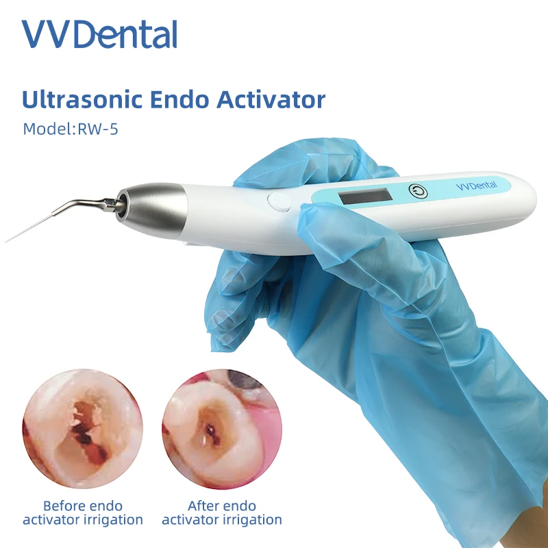 VV Dental Sonic Irrigator Endoactivator With LED for Root Canal Cleaning And Calcified Stain Removal Dental Endodontic Materials