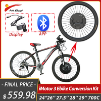 36V 350W iMotor 3 Electric Bike Conversion Kit Front Drive 24/26/27.5/28/29Inch 700C Wheel All-In-One Electric Mountain Bike Kit