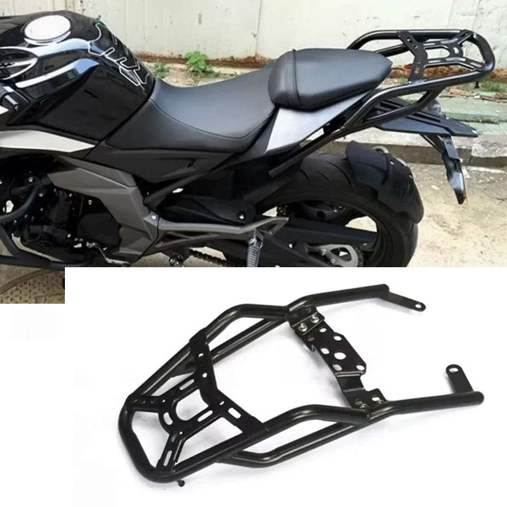 NK400 NK650 Luggage Rack Bar Accessories Motorcycle Rear Tail Wing Shelves Armrest Holder Guard For CFMOTO 400NK 650NK