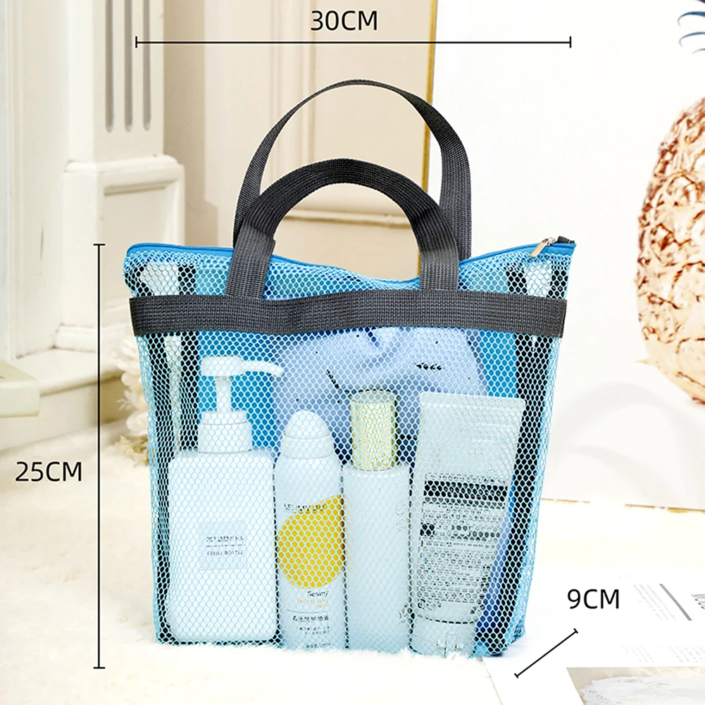 Mesh Beach Bags Extra Large Totes Bag For Storage Children Toys Towels & Cloth