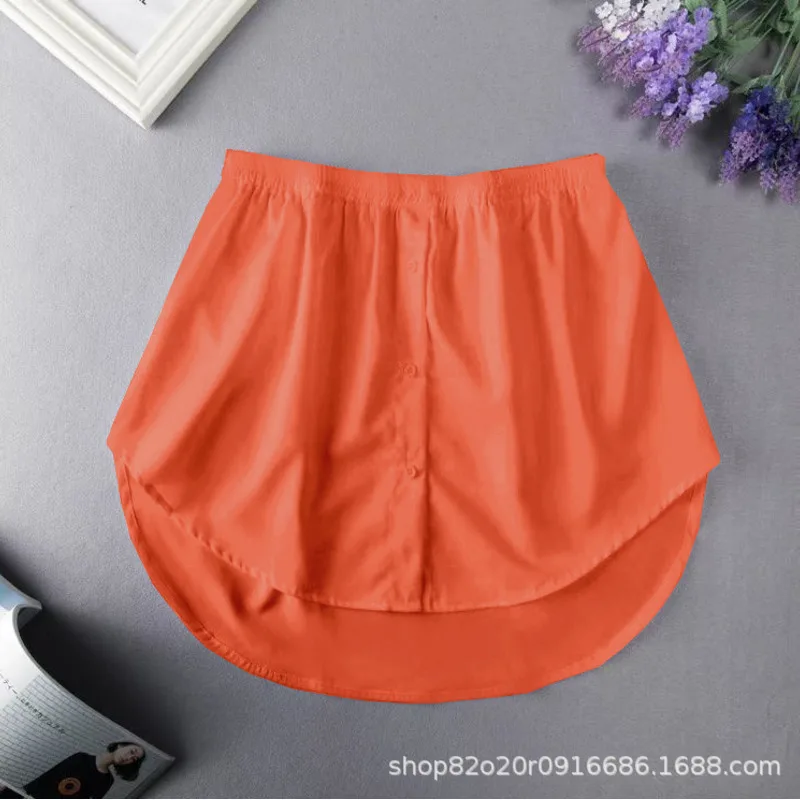 2024 Summer New Women's Fashion Casual Sweetheart Underlay Skirt Bottom Half skirt Short skirt Fake hem