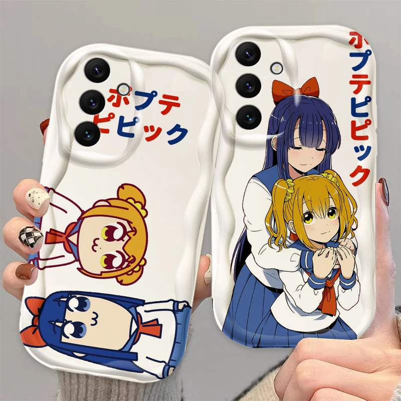 POP T-Team E-Epic Anime Cute For Samsung A55 A54 A53 A52 A35 A34 A33 A32 A25 A24 A23 A22 A21S A15 A13 A14 5G Wave Oil Funda