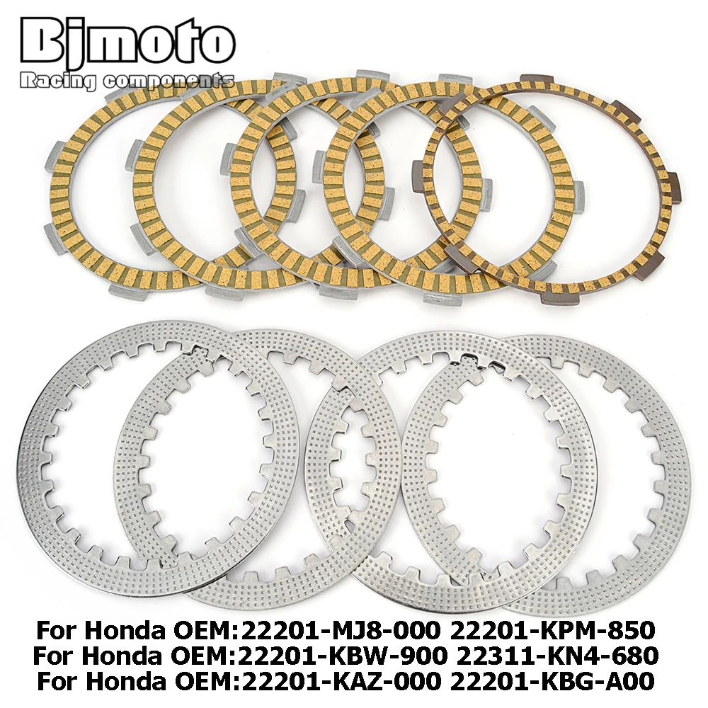 Clutch Friction Plates For Honda CRF230 CRF230L FTR223 SL230 XL230 CBR250 CMX300 Rebel RF250 CRF250L CB300R CB300F CBR300R