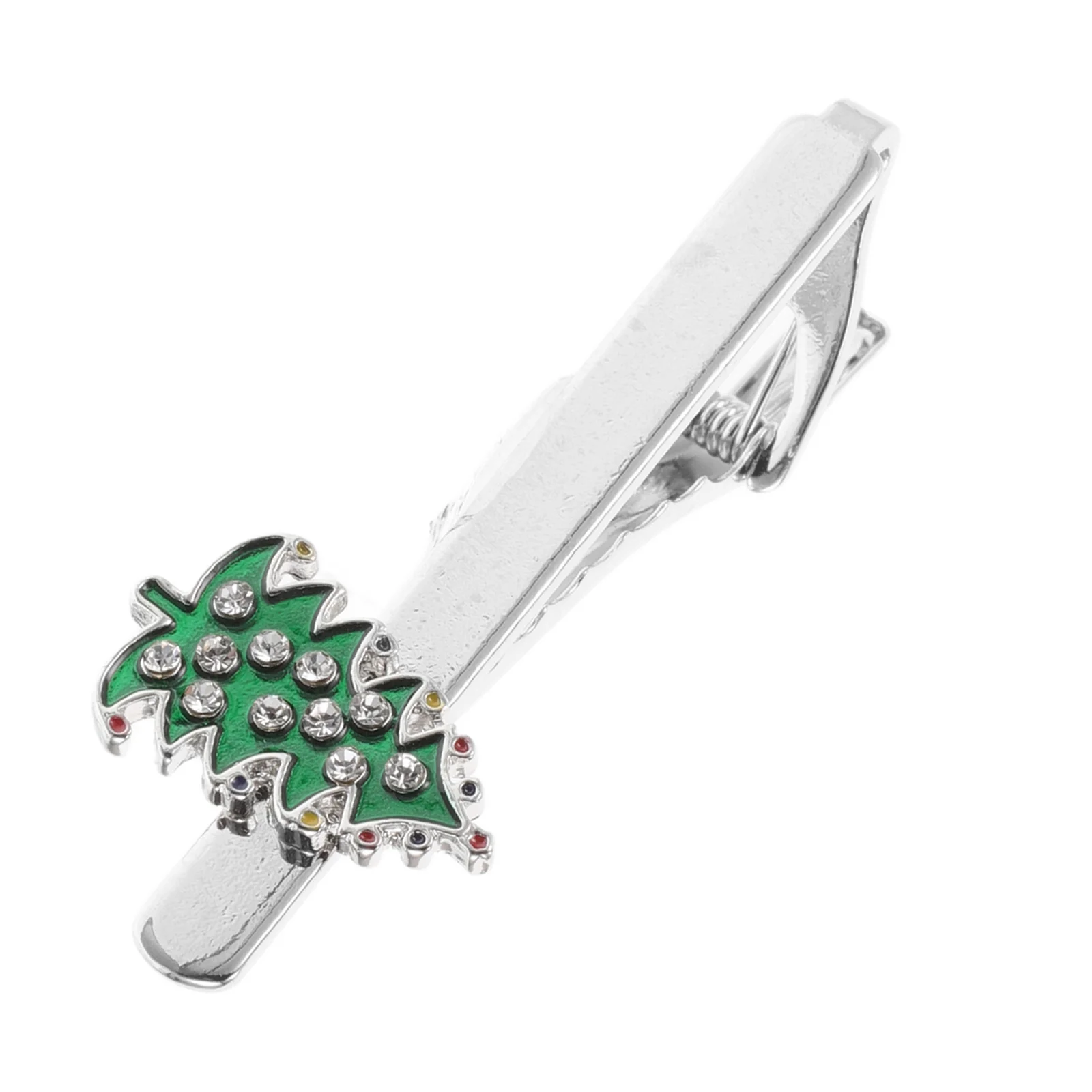 

Christmas Tree Tie Clip Festive Ties Clip Business Xmas Holiday Elegant Design Easy Installation Versatile Use