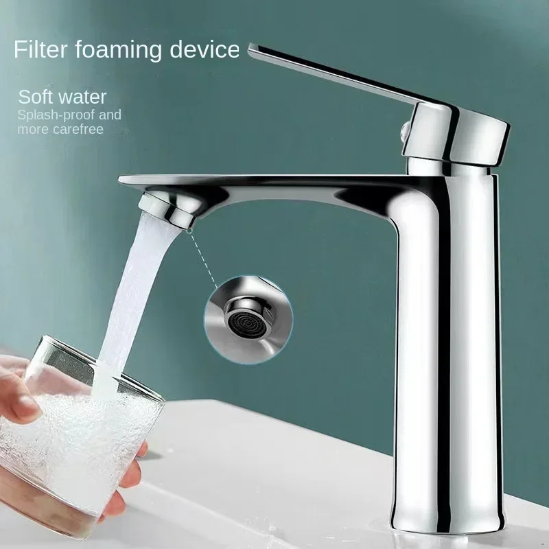 

Washbasin Faucet, Bathroom Hot and Cold Faucet, Washbasin Counter, Upper Basin, Bathroom Cabinet Faucet Basin Faucets