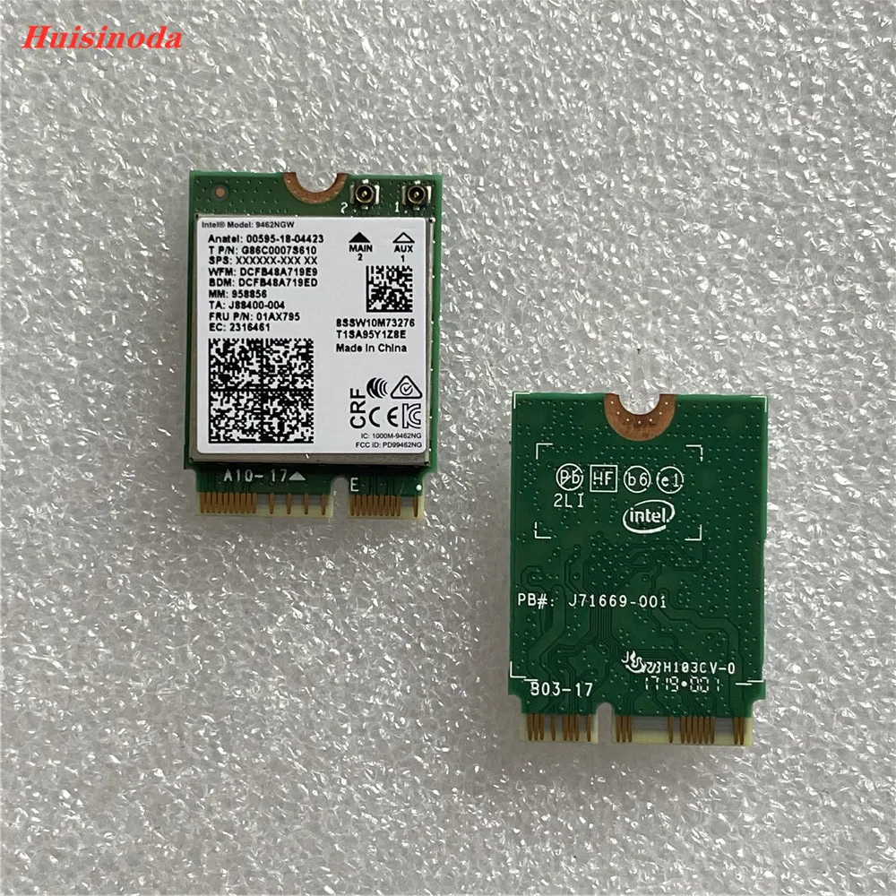 Intel 9462NGW Wireless NV M2 Card for Lenovo Ideapad V340 Y540 V14 V15 A540 S145 730S L340 S540 Yoga S730 Series FRU P/N 01AX795