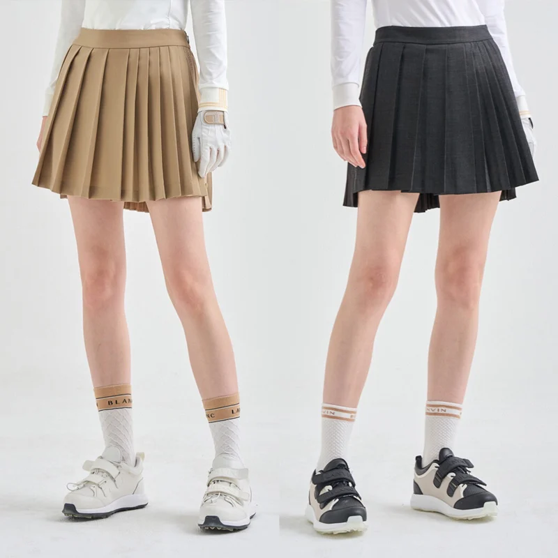 Golf Clothing Women's Skirt 2025 Autumn/winter New Golf Sports Versatile Slimming Pleated Short Skirt Pants