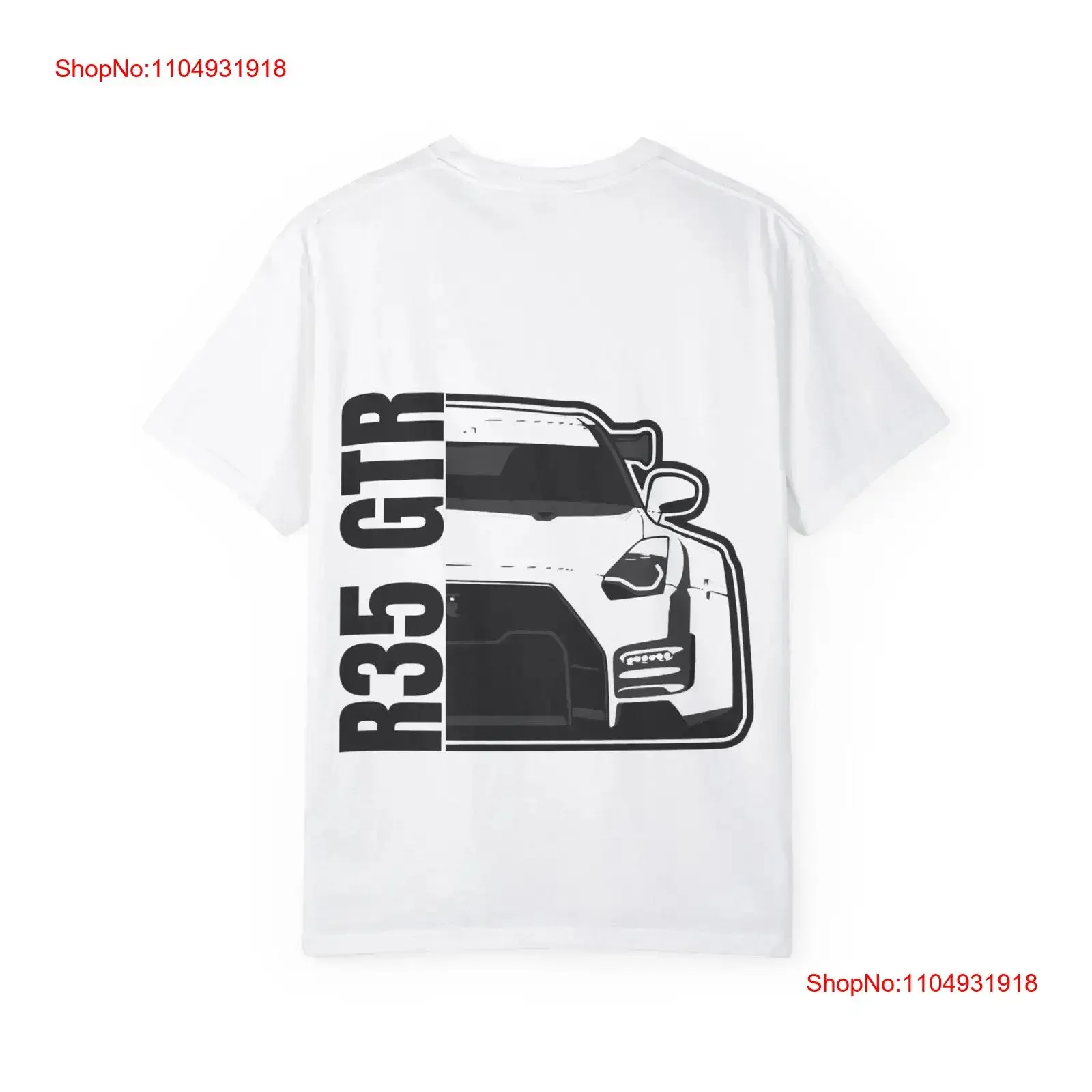 

R35 GTR Окрашенная одежда футболка винтажная стираная графика стильная дизайнерская одежда унисекс мягкая удобная универсальная мужская повседневная одежда