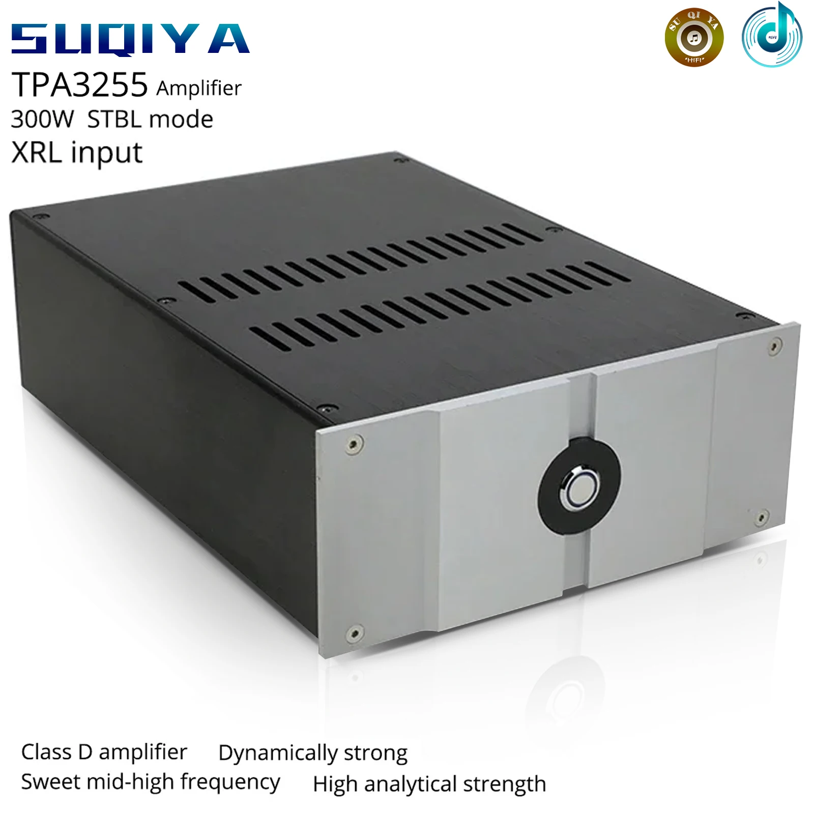 

SUQIYA-TPA3255 Mono Pure Power Amplifier Btl300w High-power Ultra-clear Hi-Fi Digital Power Amplifier Class D Amplifier