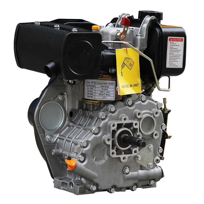 

HR170F 2.5kW Single Cylinder Air-Cooled Diesel Power Easy To Operate Hand Start Diesel Generator