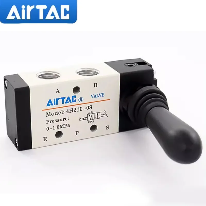 AirTAC Original Pneumatic Manual Valve Lever Valve 4H210 4HA230 4H310 4HA330 Control Air Valve.