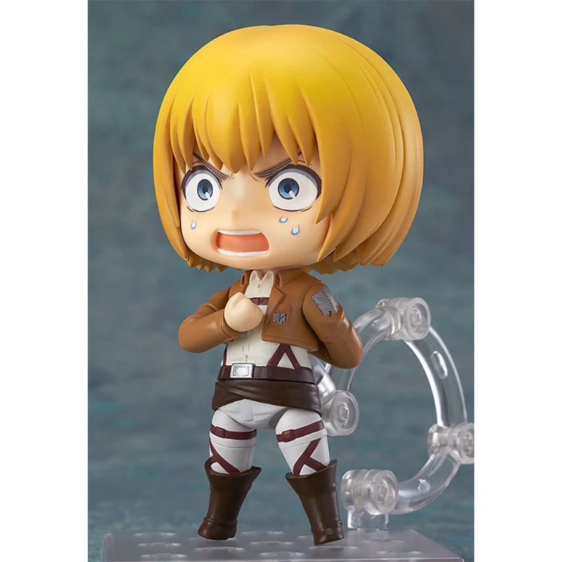 # 435 Anime giapponesi Anime biondi Figura maschile in PVC in uniforme militare Action Dynamic Pose Modello da collezione Statua per esposizione