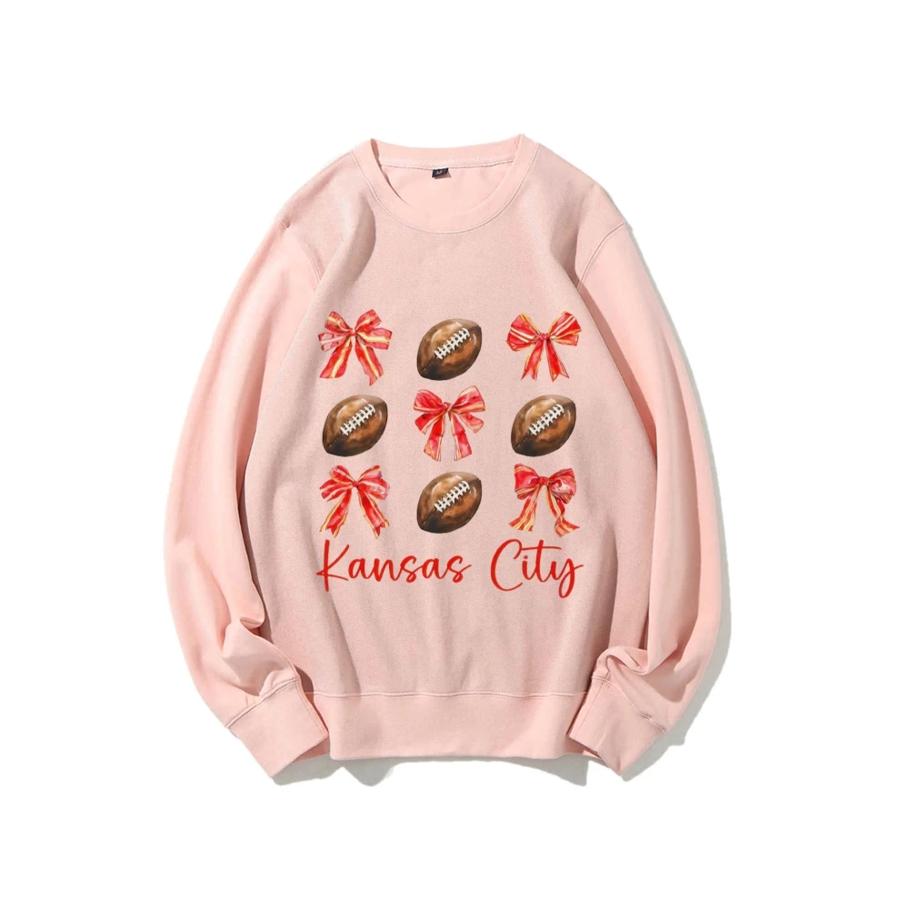 Kansas City Football Sweatshirt Kc Football Sweatshirt Kansas City Hoodies Kc HECO Football Fan Gift Retro Football For Women