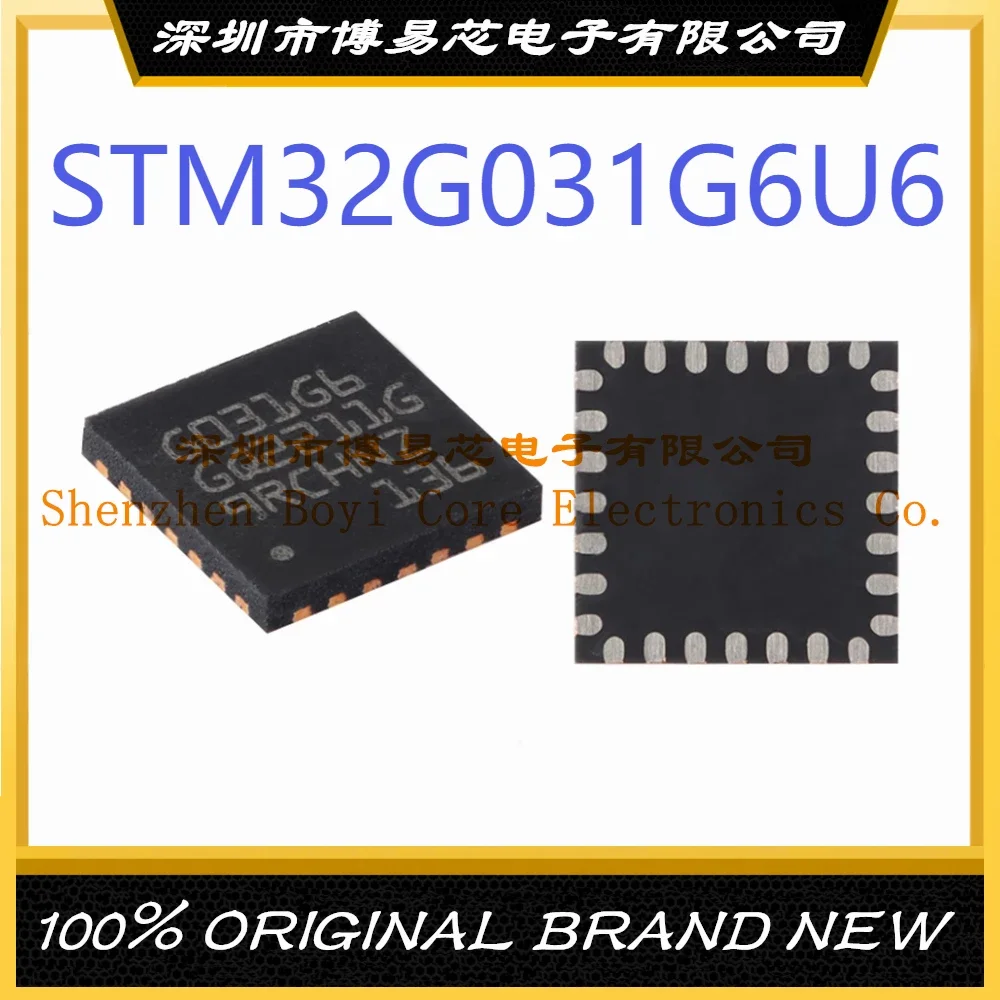 

STM32G031G6U6 Package UFQFPN-28 New Original Genuine