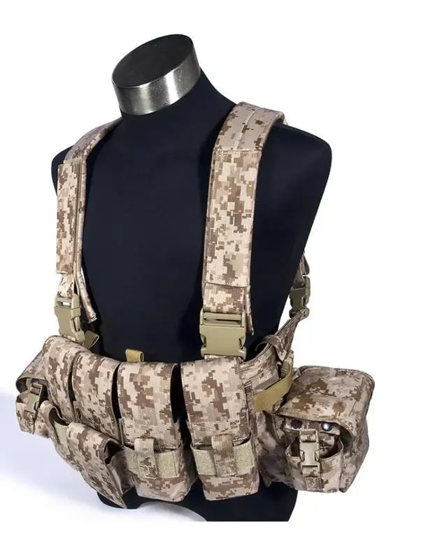 Tactical Chest Rig LT1961A Vest Universal Outdoor Belly Bag Set TACTK