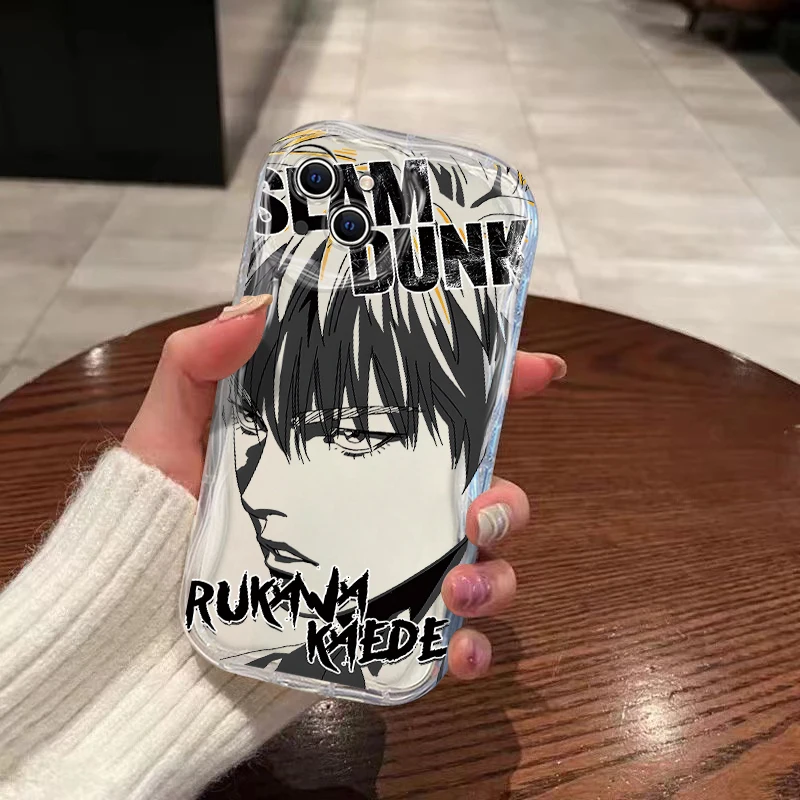 Cover 3D Wave Case For Slam Dunk Xiaomi Redmi 13C 12 12C 10 10C 9 9C A1 A2 K50 K40 Note 13 12 11 10 Pro Plus 4G 5G image 5