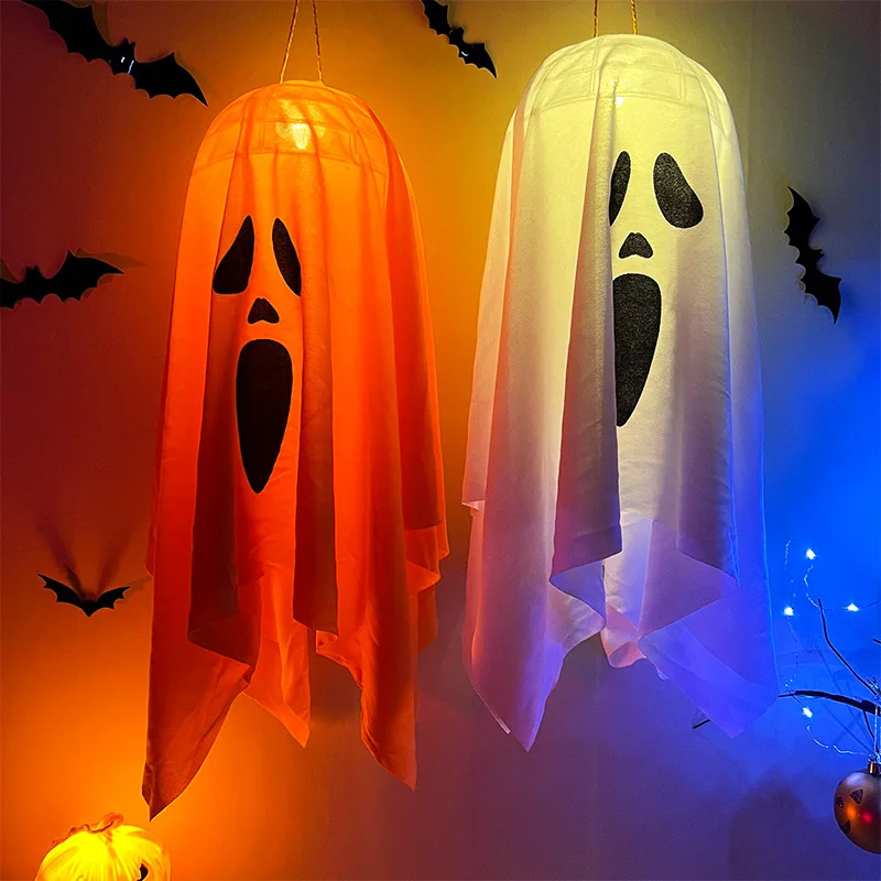 

Halloween Decoration LED Horror Hanging Ghost Pendants Outdoor Indoor Home Decorations Halloween Party Spooky Lamp Horror Props