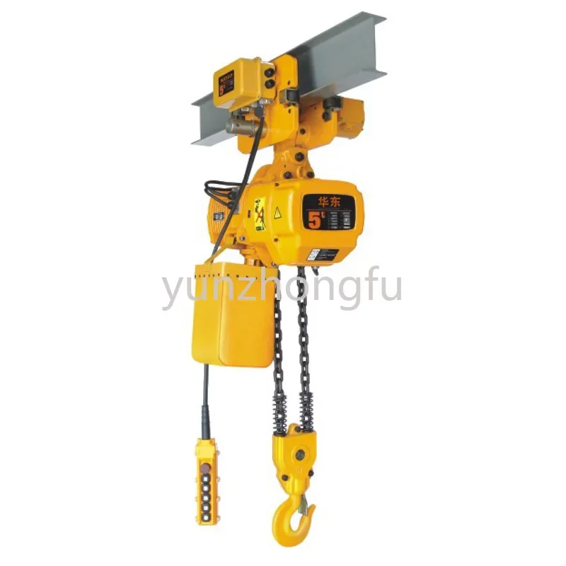 3 M 6 M Indoor and Outdoor Crane 1 Ton 2 Tons 3 Tons Fixed Electric Hulu Ring Chain Electric Hoist