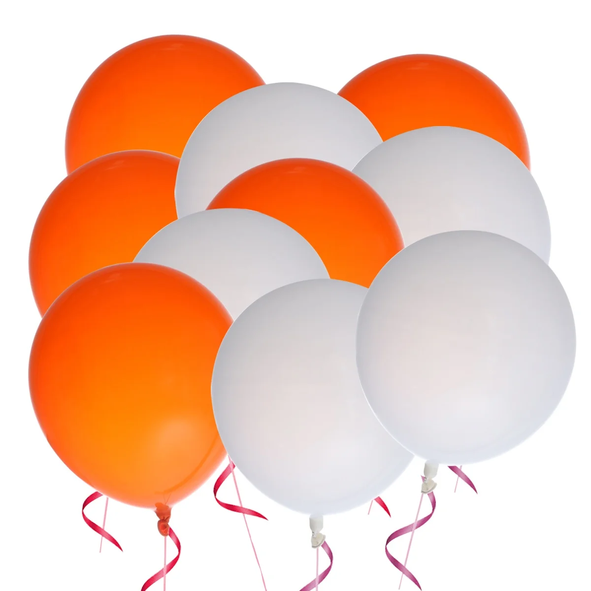

50 pcs Round Balloons 12x12 Inch Matte Color Latex Assorted Bulk for Wedding Birthday Festivals Helium Fill