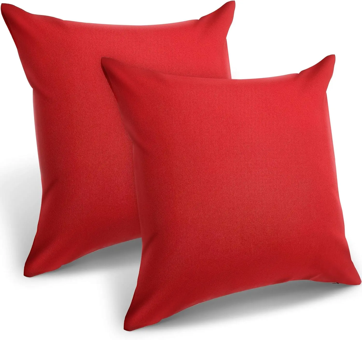 

Pieces Outdoor Throw Pillow Covers Patio Balcony Waterproof Cushion Covers PU Fall Coating Pillow Shell Square Garden Cushion Ca