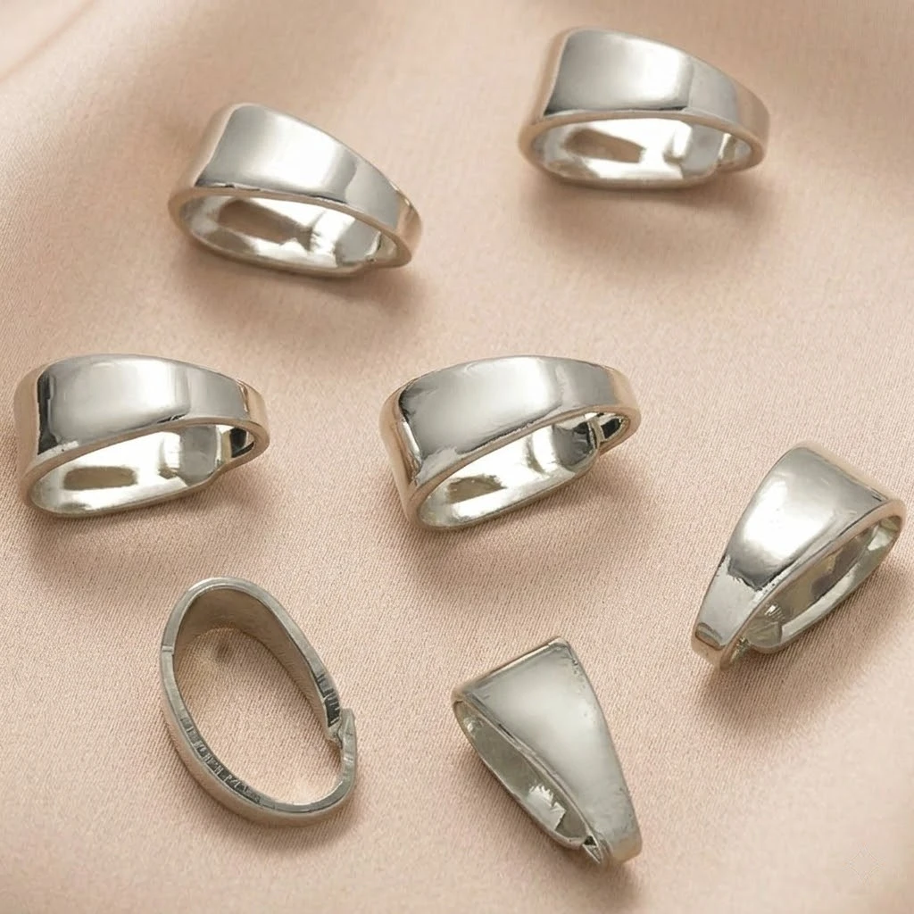 50 Stück/Lot 18K Goldfarbene Messing-Anhänger-Verschlüsse, Melonensamen-Charms, Verbinder für DIY-Halskettenherstellung – Detail 5