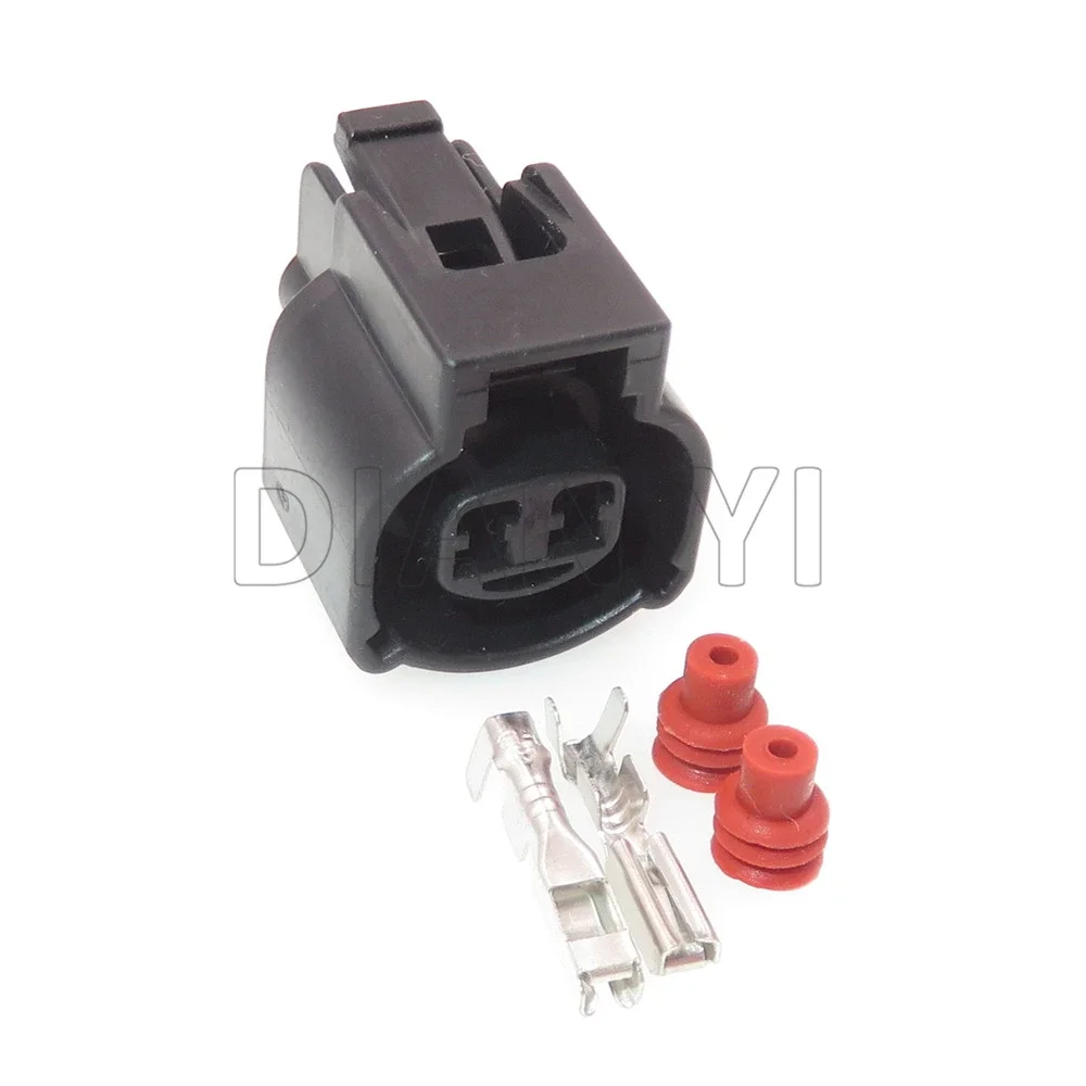 1 Set 2 Way AC Assembly Auto Connector With Terminal For Toyota MG640461-5 Car Intake Air Temperature Sensor Wiring Cable Socket