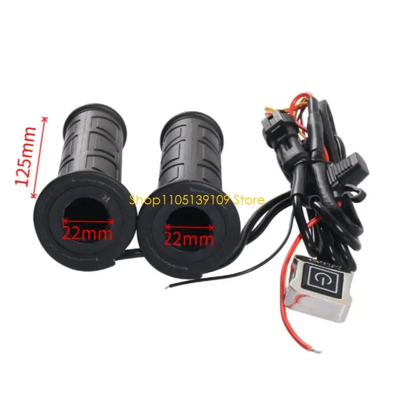 3 وضع تسخين لمقبض الدراجة النارية، 12 فولت، تحكم ذكي في درجة الحرارة، ملحقات ركوب الشتاء