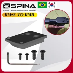 SPINA OPTICS RMSC-to-HS407C/507C Red Dot Adapter Plate for Glock 48 MOS/43X & P365X/XL - Low-Profile Aluminum Mount