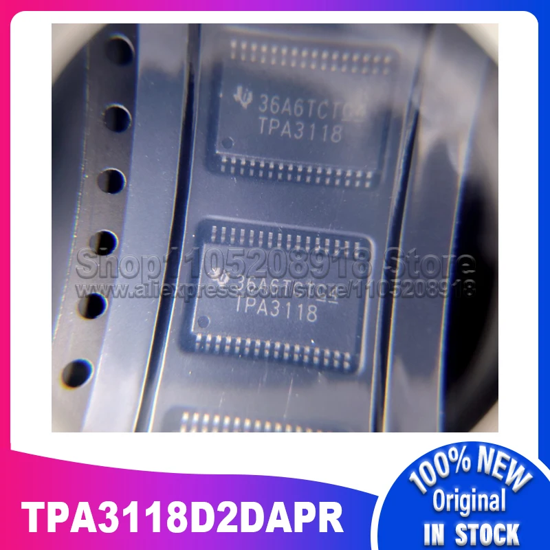 10 PZ/LOTTO TPA3118D2DAPR TPA3118D2DAP TPA3118D2 TPA3118 HTSSOP32 100% Nuovo Spot stock