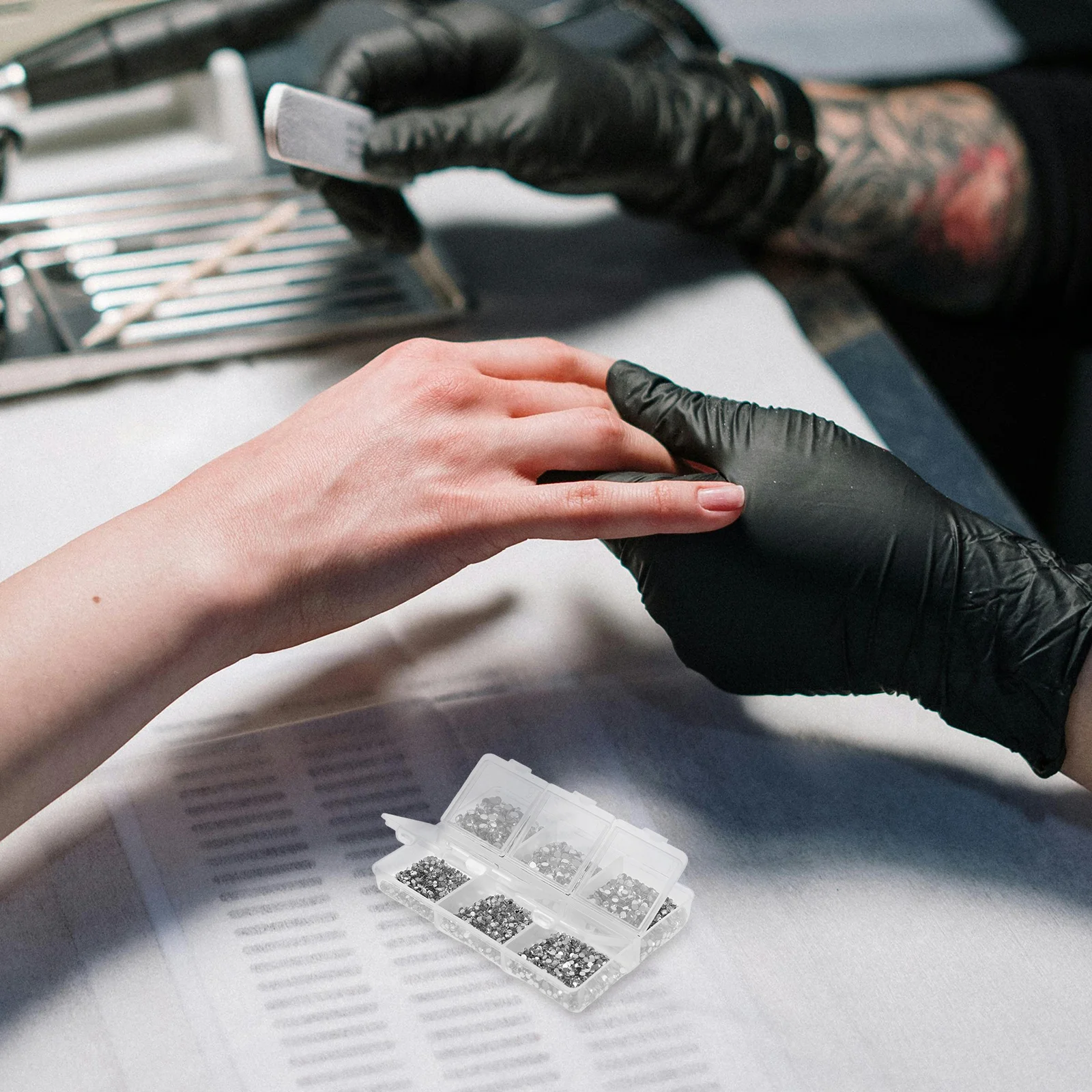 1 conjunto de strass redondos transparentes, contas de vidro com parte traseira lisa para arte em unhas, artesanato diy, decorações de festa de casamento, strass para rosto