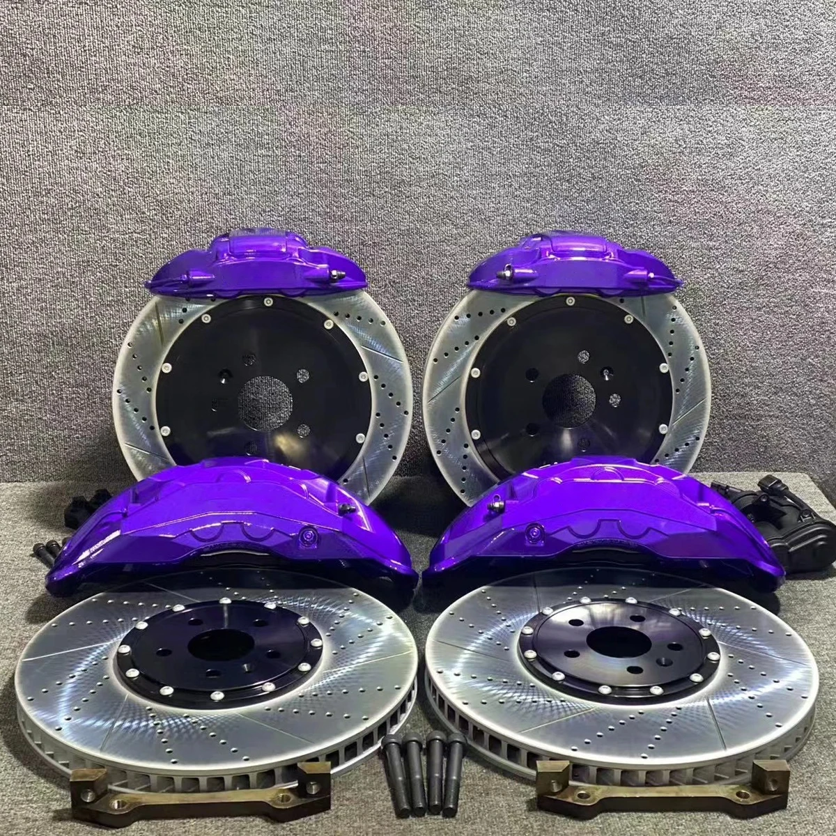 10 Pot Big Brake Caliper Kit Custom Style For Golf C7 For Lexus 570 For Land Rover L460 For Audi RS7