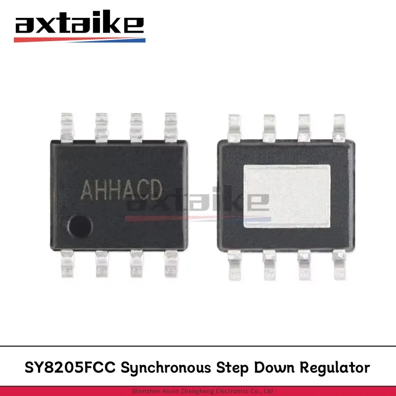 10PCS SY8205FCC SY8205 SOP-8 Mark： AHH*** Synchronous Step Down Regulator DC-DC 4.5V - 30V SMD IC Chip