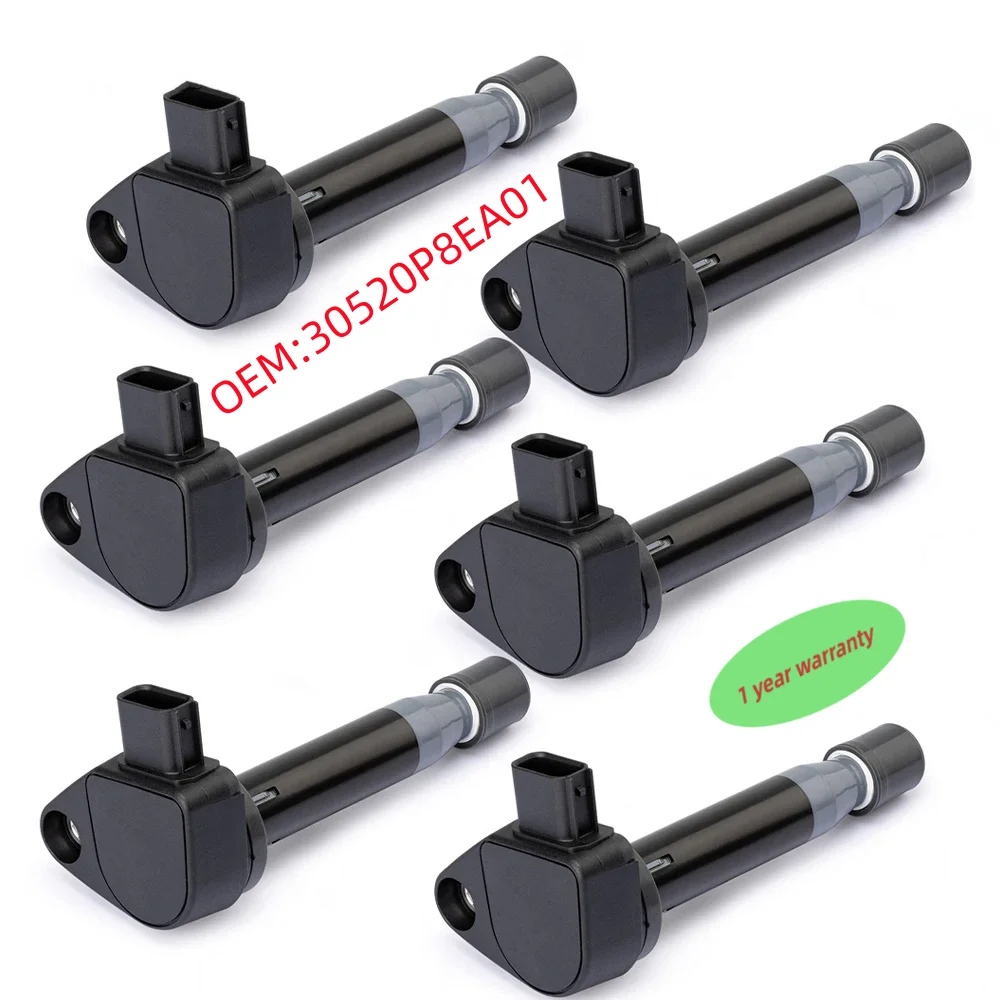 4PCS 30520P8EA01 Ignition Coil for Honda Accord Odyssey Acura CL TL 3.0L 3.2L 3.5L Civic Stream,30520P8FA01,30520RCAA02,UF400