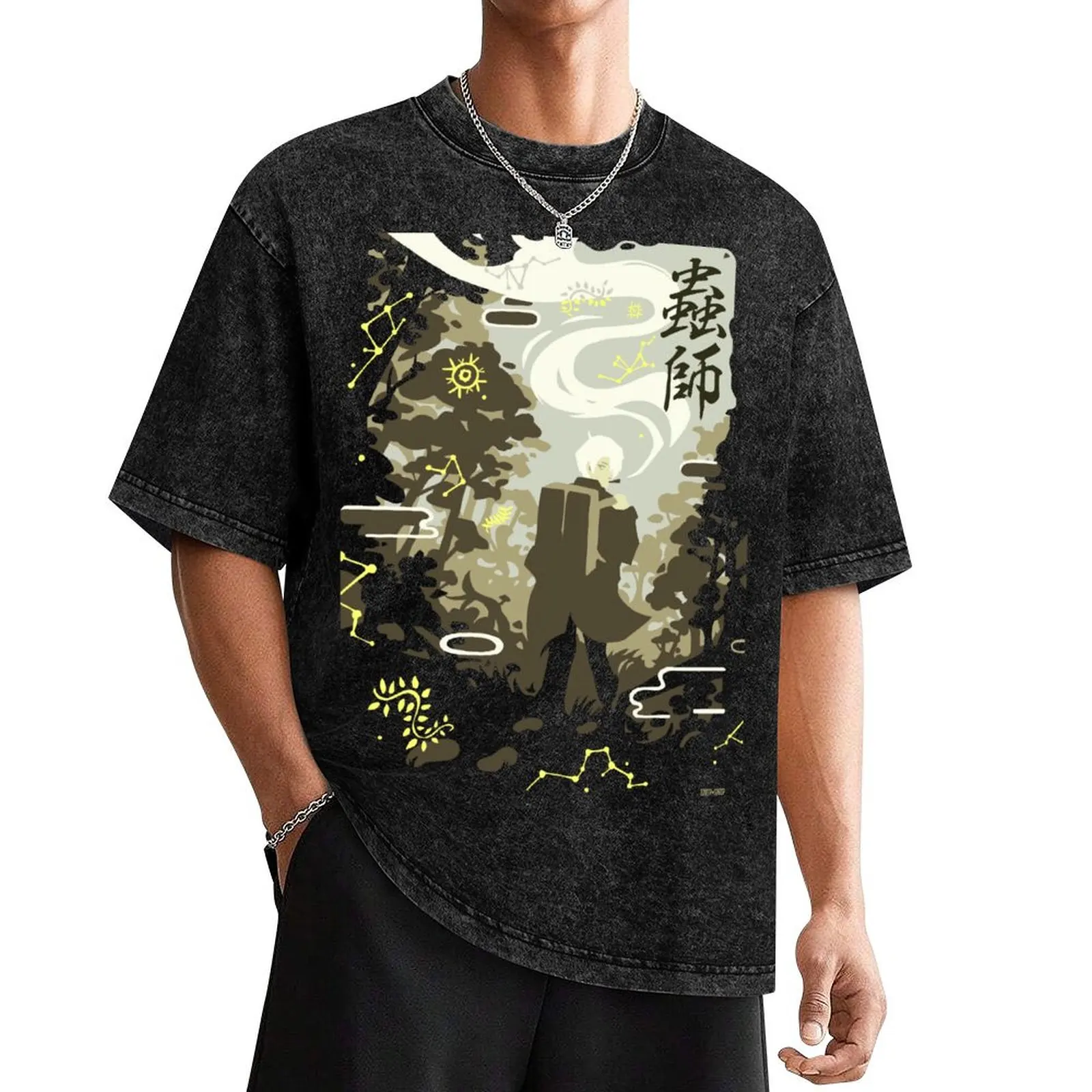 Mushishi T-Shirt plus size tops funny shirt cotton valentines boutique clothes vintage t shirt men