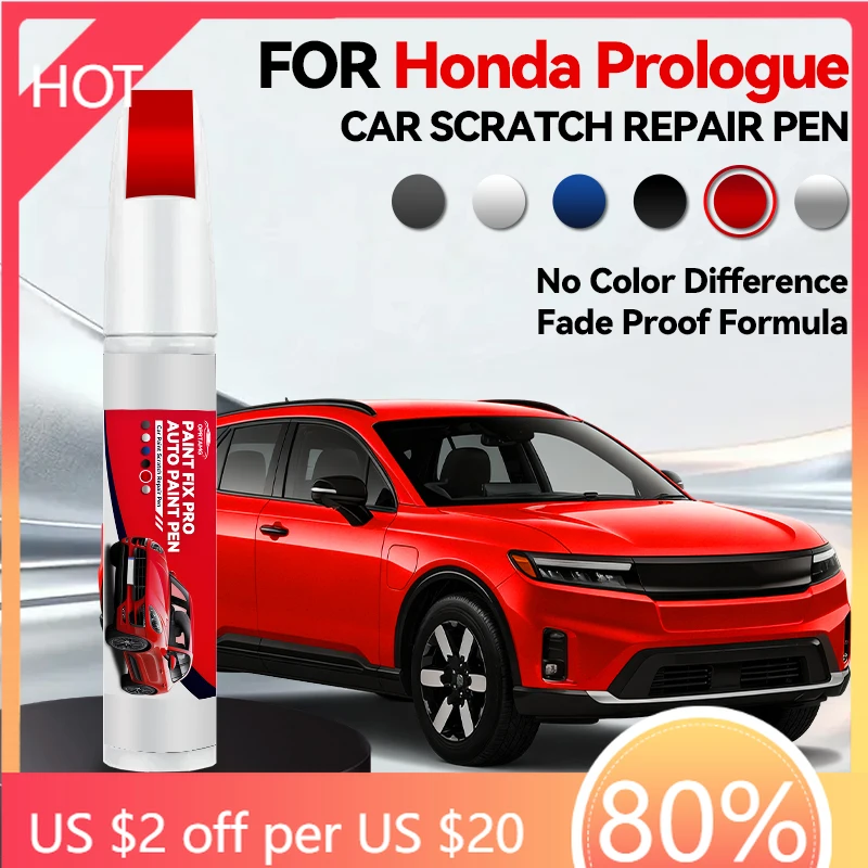 

Vehicle Dedicated Exclusive For Honda Prologue 1990-2026 Paint Repair Pen Touch Up Scratch Remover DIY Auto Accessories Black Wh
