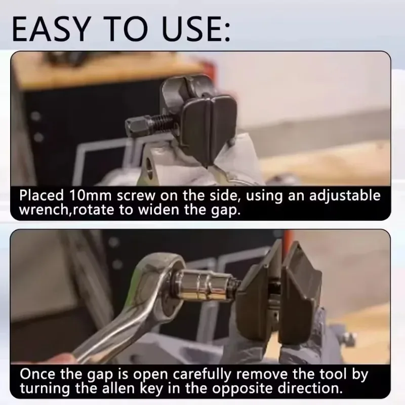 Narzędzia do demontażu amortyzatorów, rozpórki zwrotnicy, separatorów rozpórki zawieszenia i rozpórki amortyzatora ze stali antykorozyjnej.